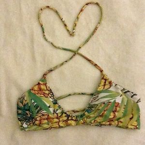 Midori Pineapple Bikini Top